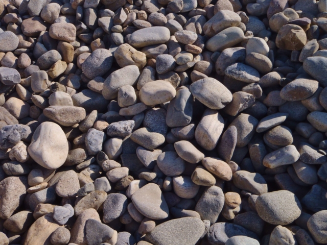 Medium Washed Rock used in landscaping projects in Twin Falls, ID