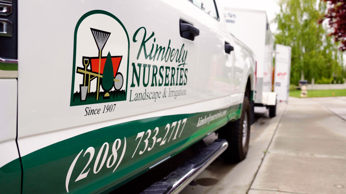 Kimberly Nurseries Landscape and Irrigation Trucks